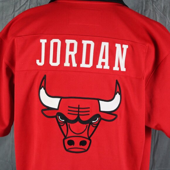 Chicago Bulls Warm Up Jacket (VTG) - Michael Jordan 23 by Nike - Men's Large - Picture 11 of 14